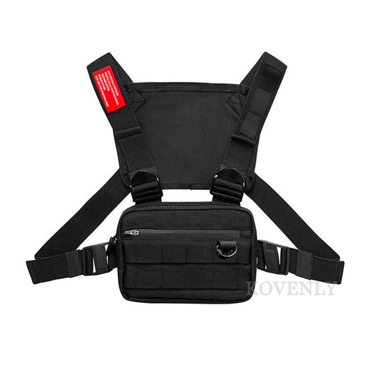 New Chest Rig Men Bag Casual Function Outdoor Style Chest Bag Small Tactical Vest Bags Streetwear For Male Waist Bags Kanye