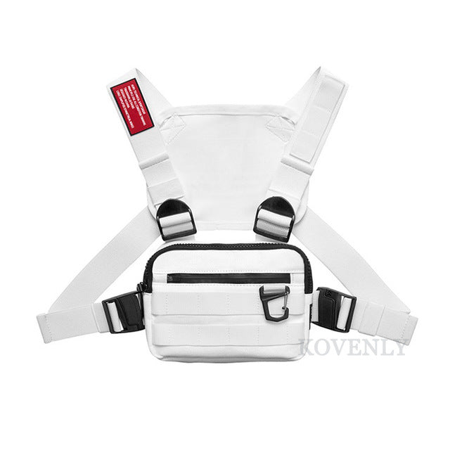 New Chest Rig Men Bag Casual Function Outdoor Style Chest Bag Small Tactical Vest Bags Streetwear For Male Waist Bags Kanye